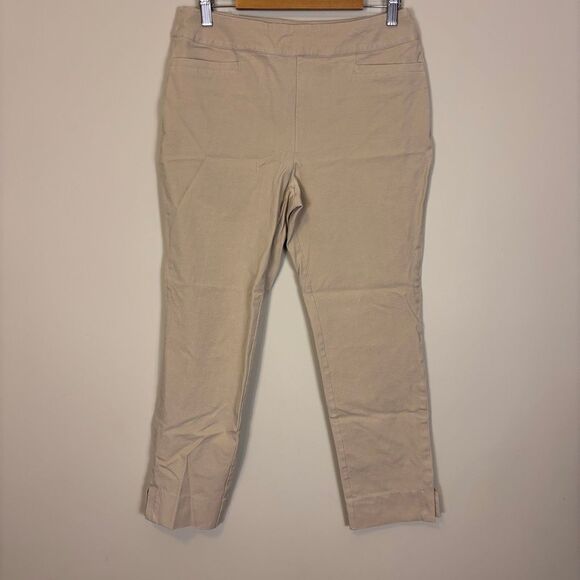 Soft Surroundings Tan Pull On Skinny Leg Dress Pants Small - Picture 1 of 6